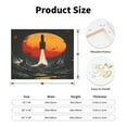 thumbnail image 2 of Naloa Retro Space Rocket Launch Print Canvas Bathroom Wall Art,Bathroom Wall Art Decoration, Canvas Poster Prints,Decorative Paintings for Living Room, Bathroom, Kids Room, 2 of 6