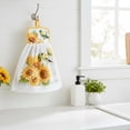 thumbnail image 2 of Tie Hand Towel Finch On Sunflower - Set of 2, 2 of 4