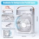 thumbnail image 4 of Ventilador Humificador DOSYU aire acondicionado portátil con LED negro, 4 of 5
