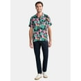 thumbnail image 2 of Marvel Venom Men's & Big Men's Tongue Graphic Hawaiian Resort Shirt, Sizes XS-3XL, 2 of 5