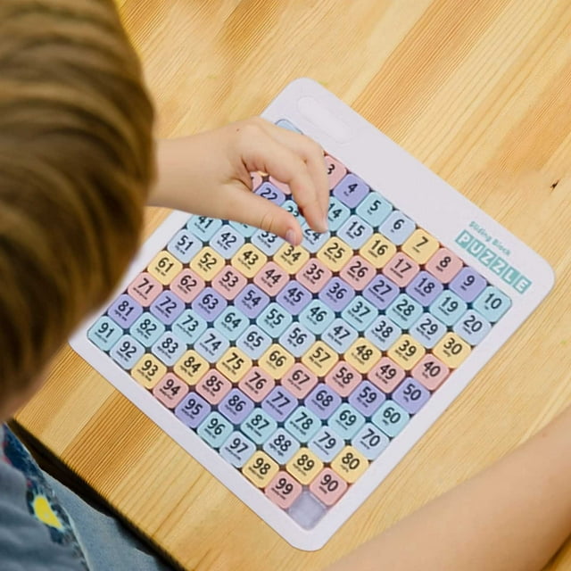 Sliding Puzzle Toy Educational Brain Teaser Game For Kids Ages 5 And Up Learning Activity With Colorful Indoor Outdoor Idea
