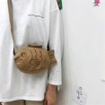 thumbnail image 4 of Fashion Shoulder Bags Cute Fish Shape Crossbody Bag Zipper Purse Simple Messenger Bag Handbag Canvas Handbag Phone Bag, 4 of 4