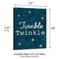 thumbnail image 5 of Big Dot of Happiness Twinkle Twinkle Little Star - Baby Boy Nursery Wall Art & Kids Room Decorations - Gift Ideas - 7.5 x 10 inches - Set of 3 Prints, 5 of 8