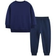 thumbnail image 6 of Kogui Toddler Boy Fall Outfits Boys Sweatshirt Letter Graphic Hoodie Sweatshirt Jogging Sweatpants Tracksuit Kids Fashion Clothes 3 6 9 12 24 Months 2T 3T 4T (Dark Blue,2-3 Years), 6 of 7