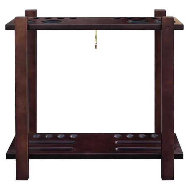 Carmelli BG2567M Classique Plancher Billard Queue Rack&44; Acajou Riche
