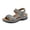 Grey, variant on Women's Wedge Sandals Adjustable Wide Toe Box Hollow Out Walking Hiking Shoes Comfortable Non Slip Beach Sandals Blue Size 8.5