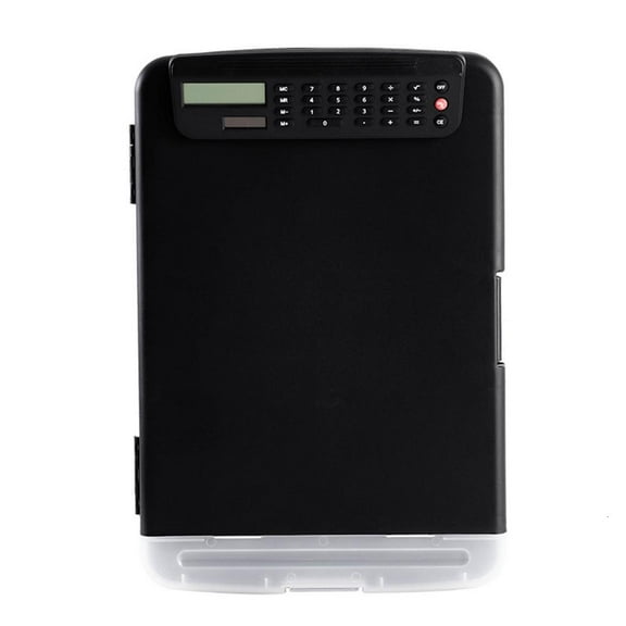WE-POLUJ File Organiser with Clipboard Writing Board Calculator For Office School Travel