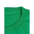 thumbnail image 3 of St Patricks Day Shirt for Women Round Neck Short Sleeve Clover Shirt Green T-Shirt Casual Festival Holiday Tee Tops, 3 of 7