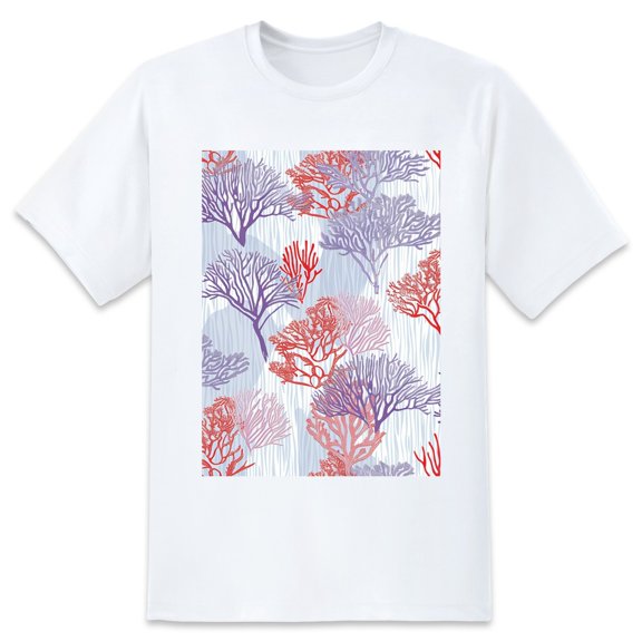 Basic Oversize Tees For WomenLeaves Loose Boyfriend Shirts Casual Blouse round neck