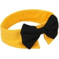 thumbnail image 3 of ORUYROP Handcrafted Adjustable Formal Pet Bowtie Collar Neck Tie for Dogs & Cats (L, Black 1), 3 of 7