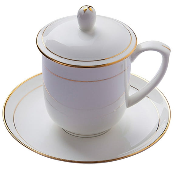 Ceramic Drinking Cup Bone China Coffee Mugs Water Office Milk Home Wear-resistant Travel