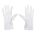 thumbnail image 1 of Gants d'Étiquette Formels pour Hommes, Gants Blancs de Magicien, Gants de Garde de Réception, 1 of 7
