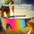 thumbnail image 3 of Gafas de sol deportivas polarizadas, gafas de ciclismo para hombres y mujeres, gafas de ciclismo, gafas de sol con protección UV400, 3 of 4