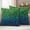 Blue, variant on Ombre Peacock Outdoor Waterproof Throw Pillow Covers 24x24 Set of 2, Vintage Abstract Peacock Feather Gradient Blue Pillowcases Cushion Pillowcase for Couch Sofa Patio Outside Pillow Protector