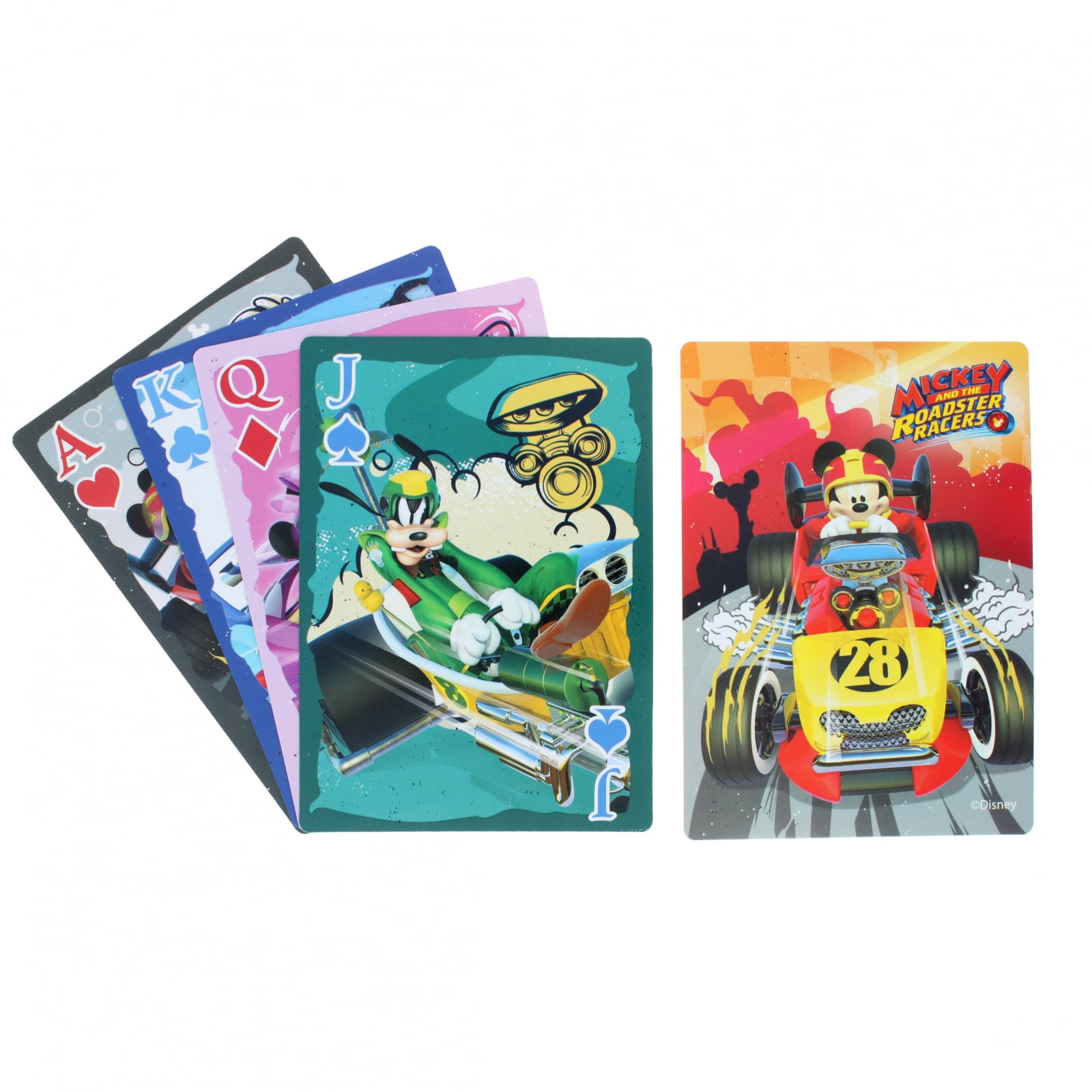 Cardinal Games Disney Mickey Mouse Jumbo Printed Graphic Playing Cards for  Kids - Walmart.com