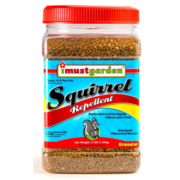 I Must Garden Squirrel Repellent 3lb Granular Stops Digging in