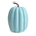 thumbnail image 2 of 1 Pc Light Blue Artificial Pumpkin, Halloween Pumpkin Decor, Fall Pumpkin Decor, Harvest Thanksgiving Table Centerpiece, Rustic Farmhouse Home Decoration for Mantel Party and, 2 of 8