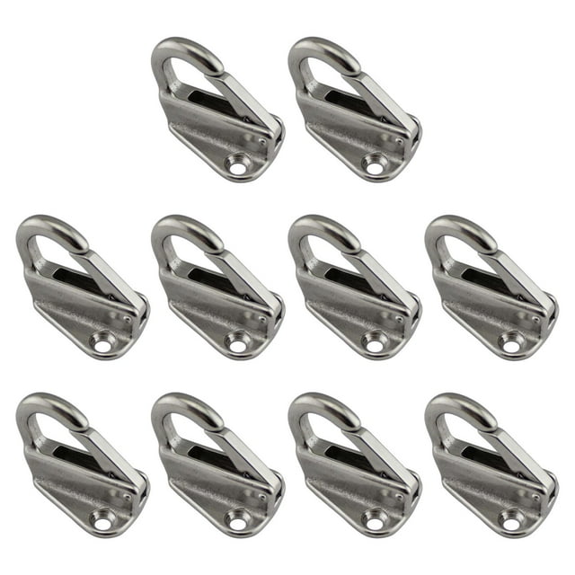 Gancho de guardabarros marino perfecl acero inoxidable 316 10 piezas