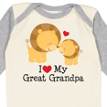 thumbnail image 4 of Inktastic I Love My Great Grandpa Boys or Girls Long Sleeve Baby Bodysuit, 4 of 5