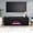 Black, variant on Hanson Rectangular TV Stand with 26" Crystal Fireplace for TV's up to 75" in Black Grain