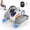 E32Slim White, variant on MERACH Under Desk Elliptical Machine with Adjustable Speed, LED Display, Compact Quiet Trainer for Home Office
