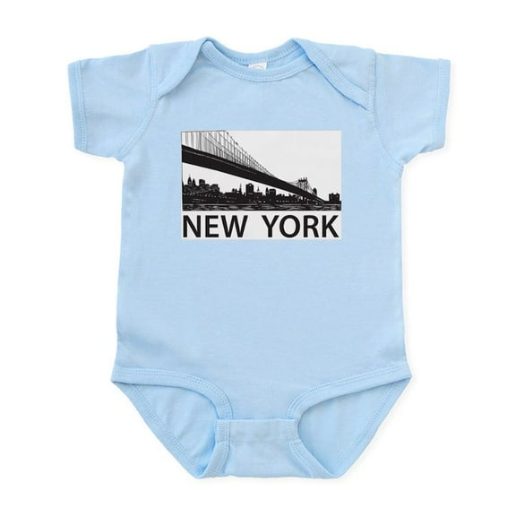 CafePress - New York Skyline Infant Bodysuit - Baby Light Bodysuit, Size Newborn - 24 Months