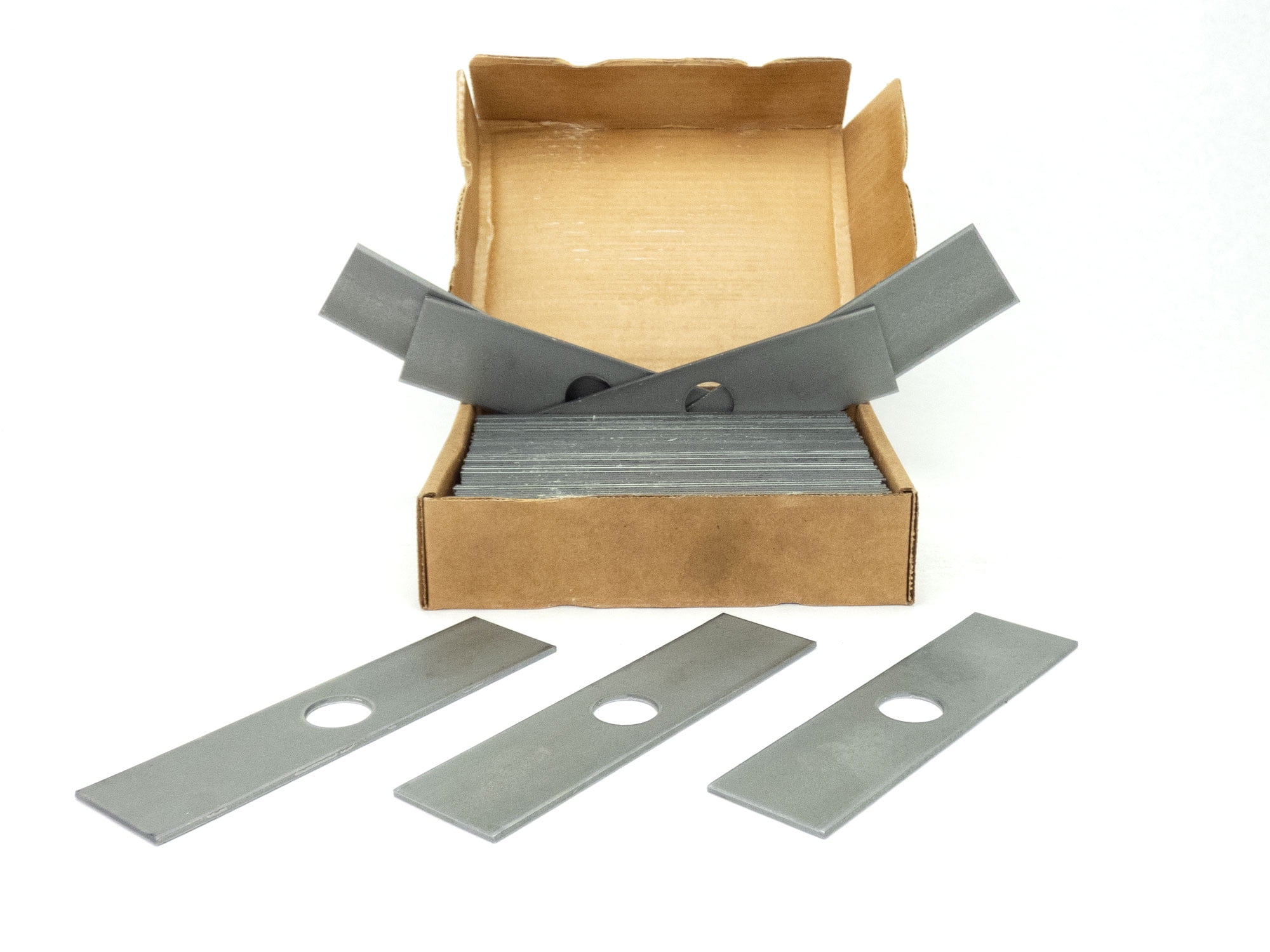 50 Pack USA Mower Blades Edger Blade Unpainted fits Echo, Husqvarna