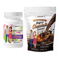 Gastric Bypass Complete Vitamin Pack - Chewables Size: 1-Month Supply, BariatricPal Multivitamin ONE: Mixed Berry Iron Free Chewable, BariatricPal Calcium Citrate Soft Chews: Belgian Chocolate Caramel