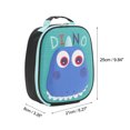 thumbnail image 5 of Unique Bargains 1 Pc Portable Cartoon Lunch Bag Green Blue, 5 of 5