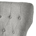 thumbnail image 3 of Weston Home Kirk Button Tufted Dining Chair, Set of 2, Grey, 3 of 5