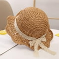 thumbnail image 4 of WUXIAN Baby Hats Caps Toddler Sun Unisex Spring Summer Straw With Wide Brim Beach Outdoor Play Upf 50+ For Toddler, 4 of 5