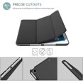 thumbnail image 2 of Smart Case for iPad Air 1st Edition, Ultra Slim Lightweight Stand Protective Case Shell with Translucent Frosted Back Cover for Apple iPad Air 2013 Model (A1474 A1475 A1476), 2 of 7