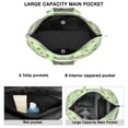 thumbnail image 4 of Travel Tote Bag Featuring Fresh Watermelon Tropical Prints Large Capacity Weekender Bag Lightweight with Cute Summer Fruit Patterns Geometric Design, 4 of 5