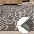 thumbnail image 2 of 7 ft. 6-inch x 9 ft. 6-inch Maplink Brown Indoor Outdoor Patio Rug, 2 of 6