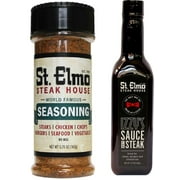 St. Elmo Steak House Seasoning and Izzy's Sauce for Steak, Variety 2-Pack