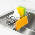 thumbnail image 4 of unbranded Organizador De Esponjas Plateado Para Cocina Con Soporte Duradero De Acero Inoxidable Y Eficiente, 4 of 7