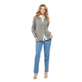 thumbnail image 3 of Turtle Bay New York Women's Classic Button Front Cable Knit Cardigan in Soft Acryllic, 3 of 5