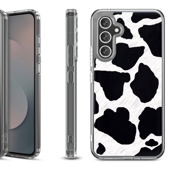 Shockproof Protective Phone Case Cover for Samsung Galaxy A17 5G, by OneToughShield - Cow Skin Design