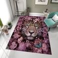thumbnail image 3 of Dreammotif Cool Tiger Modern Area Rug for Living Room - 4 x 6 ft Machine Washable, Thin, Non Slip Backing Carpet, 3 of 8