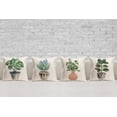 thumbnail image 4 of Set of 4 Green Plant Throw Pillow Covers Vintage Tropical Succulent Leaf Outdoor Decorative Home Cover Cotton Linen Sofa Case 18\u201dx18\u201dSummer Plants (Plant), 18x18 Inch, 4 of 6