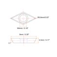 thumbnail image 2 of Unique Bargains Carbure Tournant Inserts SPMG090408 YH01 CNC Tour Indexable pour Support 2Packs, 2 of 5
