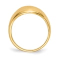 thumbnail image 2 of 14K 10mm Domed-top Tapered Cigar Band Ring, 2 of 3