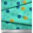 thumbnail image 2 of Soimoi Poly Georgette Fabric Geometric & Polka Dots Print Fabric by the Yard 52 Inch Wide, 2 of 3