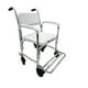 thumbnail image 2 of Silla 3 en 1 con Ruedas para Adulto Mayor | Palanca para Escalón | Inodoro Portátil, Ducha y Silla de Ruedas | Asiento Acolchado | Reposapiés Abatible | Frenos en 4 Llantas | Aluminio Ligero, 2 of 8