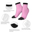 thumbnail image 5 of Pofeuu Pink Print 30cm Socks, Adult Running Hiking Socks for Youth and Adult, 5 of 7
