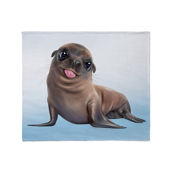CafePress - PD Moreno's Seal - Soft Fleece Throw Blanket, 50"x60" for All Ages
