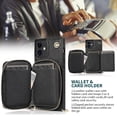 thumbnail image 5 of Funda tipo cartera para iPhone 12 con tarjetero y correa para el hombro para mujer, 5 of 5