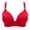 Red, variant on Ltctricy Wireless Push up Bra for Women Front Closure No Underwire Bralettes Comfort Breathable Everyday Bra