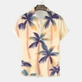 thumbnail image 5 of Mens Hawaiian Shirt Short Sleeve Button Down Shirts Tropical Floral Summer Beach Shirts,S-3XL, 5 of 7