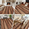 thumbnail image 6 of Brown Wood Board Large Area Rugs 6x9 ft Farmhouses Vintage Barn Theme Plank Texture Washable Rug Non Slip Indoor Carpet Absorbent Floor Mat for Living Room Bedroom Dining Room, 6 of 9